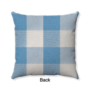 Blue and white discount buffalo check pillows